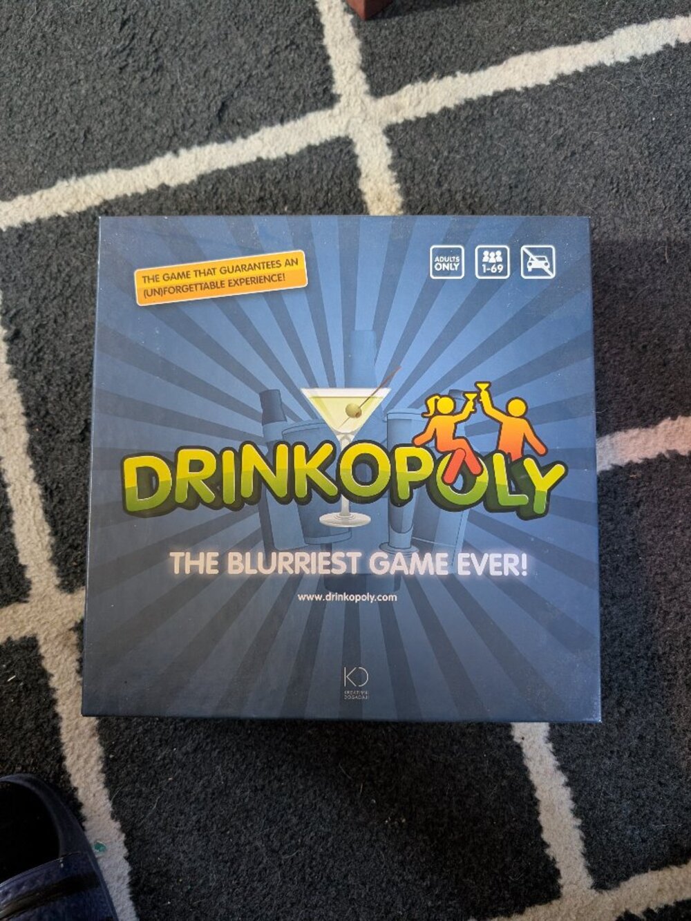 Drinkopoly The Blurriest Game Ever Party Drinking Game